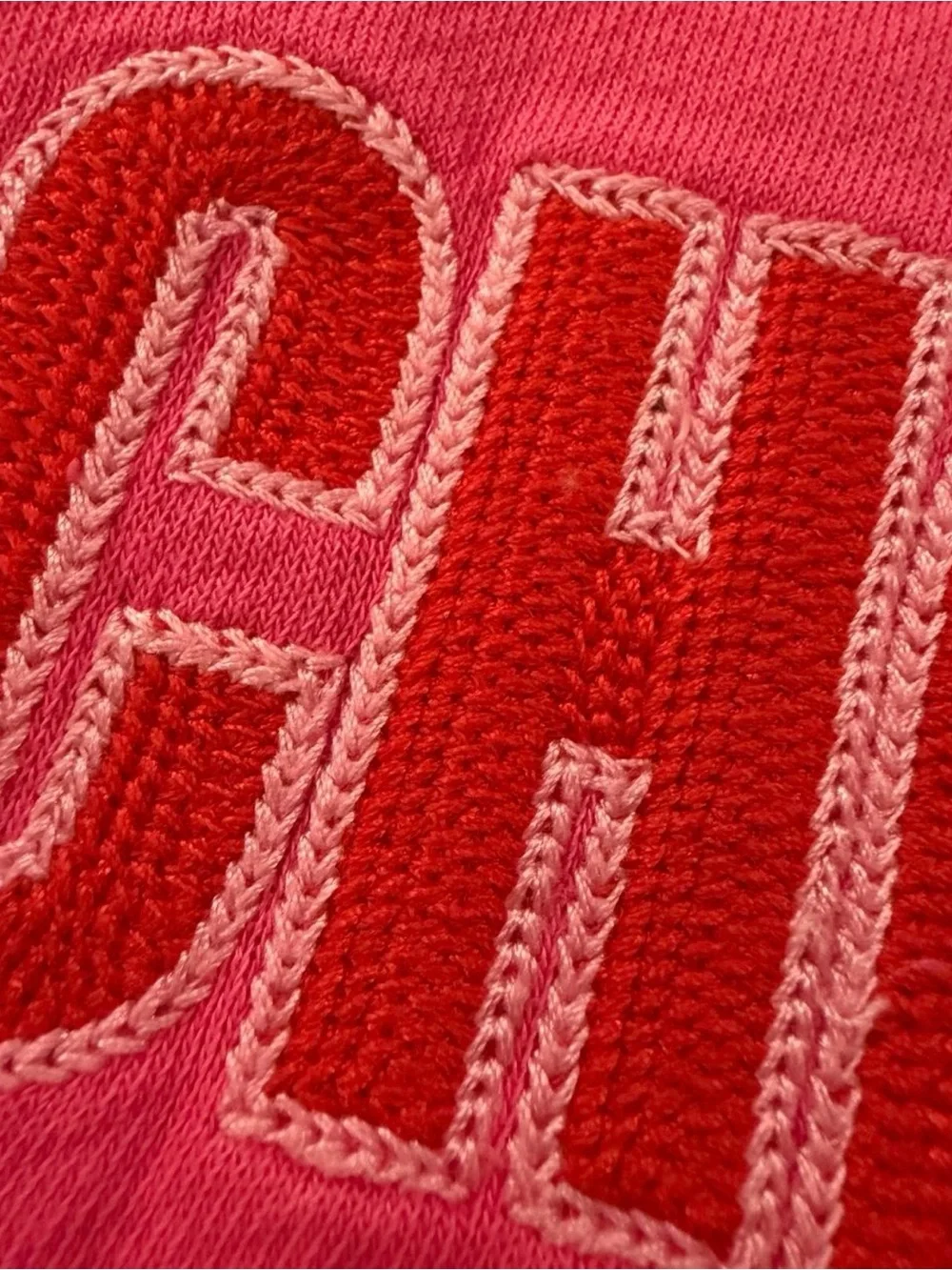 NWT J.Crew Women’s Sz. S Heritage Fleece “Chalet de Ski” Pink Sweatshirt